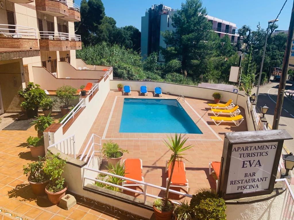 Eva Aparthotel Lloret de Mar Exterior foto